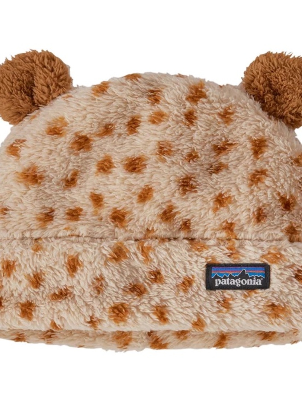 Patagonia Baby Furry Friends Hat Dear Dear Tuber Tan 6-12M